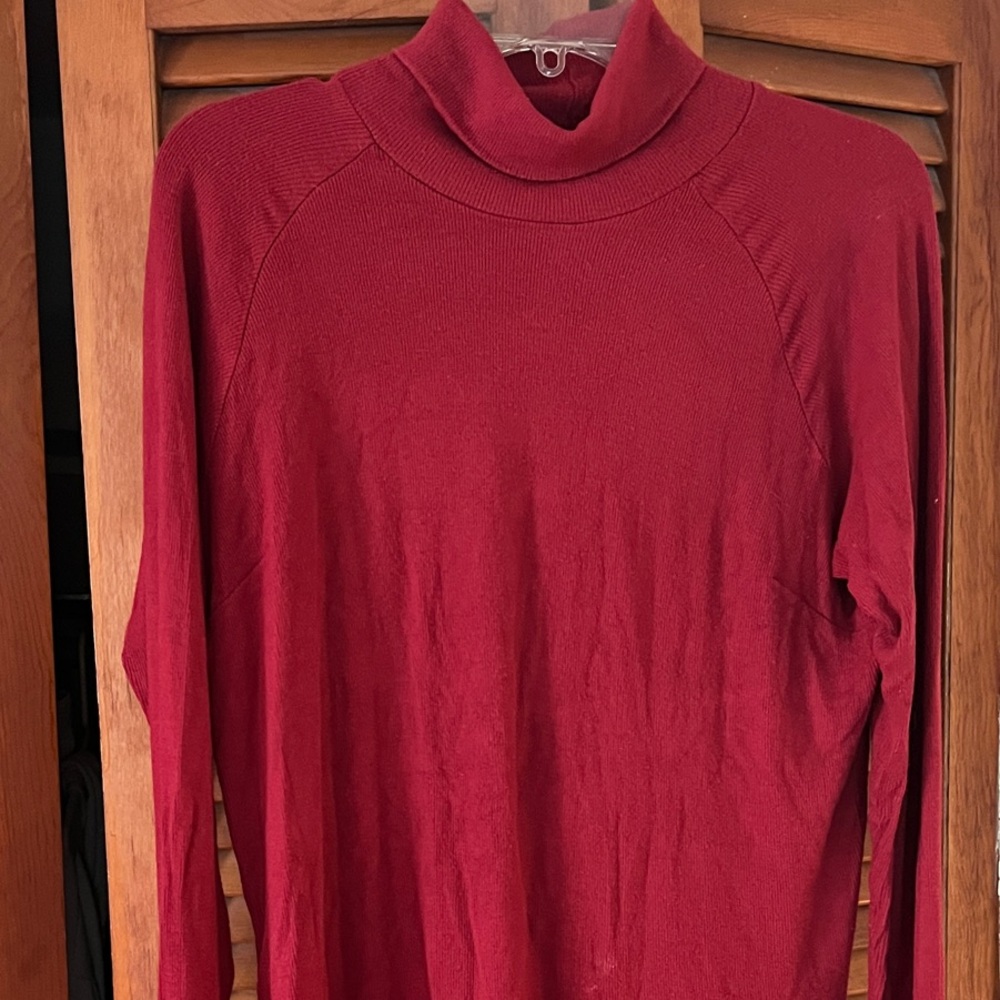 Red Turtleneck Sweater